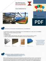 Vidrio y policarbonato en arquitectura