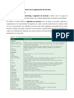 2.1 Conceptualización e Importancia de La Segmentación de Mercados