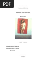 Psicologia Da Arte e Expressividade | Ensaio Escrito - Picasso