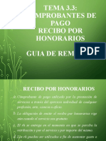 3.3 Recibo Por Honorarios