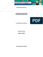 Proyección de Elección Alternativa Productiva PDF