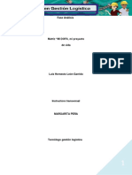 Matriz "Mi DOFA, Mi Proyecto de Vida PDF