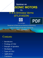 Ultrasonic Motors