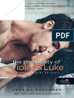 Jessica Sorensen - Véletlen 4. - The Probability of Violet & Luke - Violet, Luke És Az Esély PDF