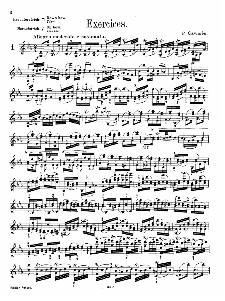Gavinies Etude 1 PDF