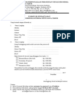 Formulir Pendaftaran Konsorsium E Journal FPPTI Jawa Timur Tahun 2017