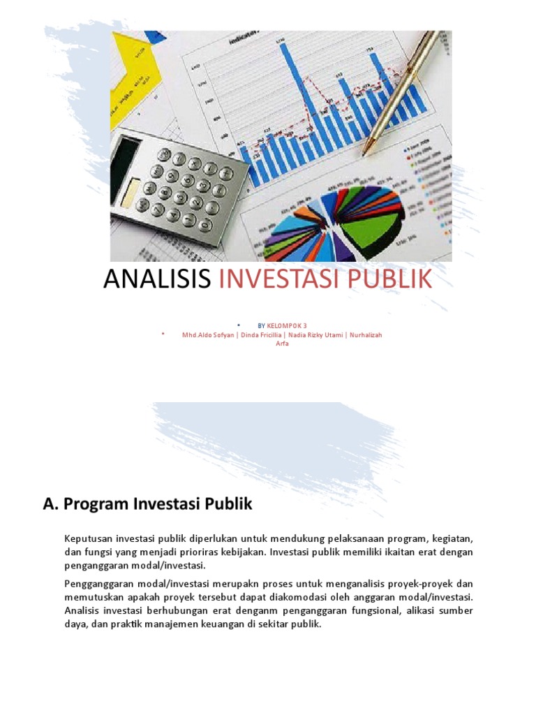 Ppt Analisis Investasi Publik