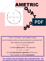 Parametric Equations