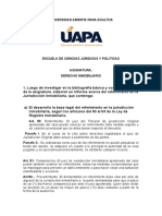 Derecho Inmobiliario, Tarea 5