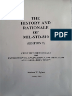 History and Rationale of MILS-STD-810