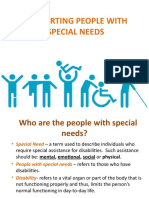 Supporting People With Special Needs
