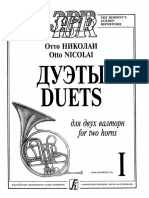 O.Nicolai - Horn Duets PDF