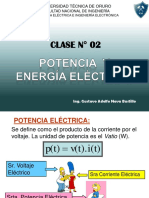 Clase #02 Potencia y Energíá Eléctrica