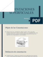 Cimentaciones Superficiales