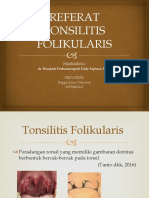 Referat Tonsilitis Folikularis Regga