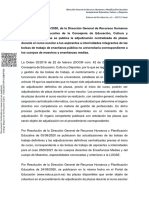 Resolución de 25 de Septiembre de 2020