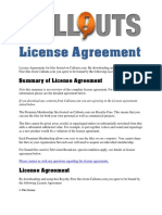 Callouts License Agreement