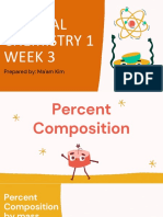 General Chemistry 1 Week 3: Prepared By: Ma'am Kim