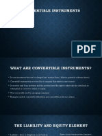 Convertible Instruments