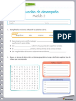 Sociales 3 Evaluación de Desempeño 2 PDF