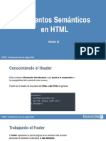 Elementos Semánticos en HTML
