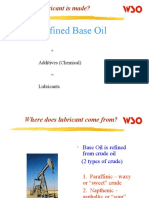 Refined Base Oil: How Lubricant Is Made?