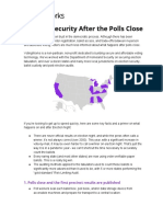 Election Security After The Polls Close