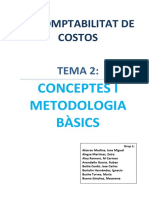 P Tema 2 LA COMPTABILITAT DE COSTOS