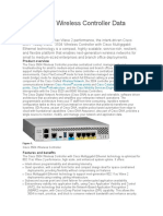 Cisco 3504 Wireless Controller Data Sheet