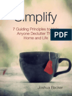 Simplify 7 Guiding Principles To Help Anyone Declutter Their Home Life by Joshua Becker PDF