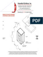 Request For Quote Worksheet Acoustimetal Hard Enclosure: Roof Panels