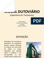 Modal dutoviário: definição, histórico, tipos e aplicações