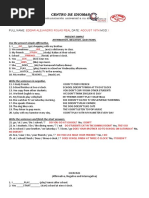 Oral Worksheet Present Simple