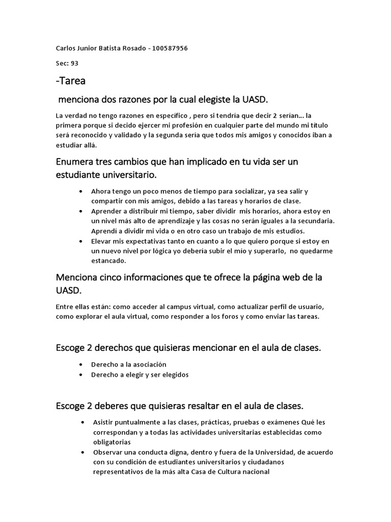 Tarea 1 PDF | PDF