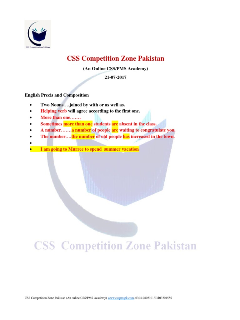 CSS Competition Zone Pakistan: (An Online CSS/PMS Academy) 21-07-2017 ...