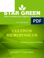 PRIMERA PARTE Cultivos Hidropónicos