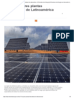 Las 10 Mayores Plantas Fotovoltaicas de Latinoamérica PDF