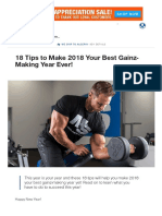 18 Tips To Make 2018 Your Best Gainz Year Ever!