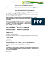 Naturales Grado Tercero A, B, C 3 RA. Entrega