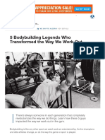 5 Bodybuilding Legends Who Transformed The Way We Work Out