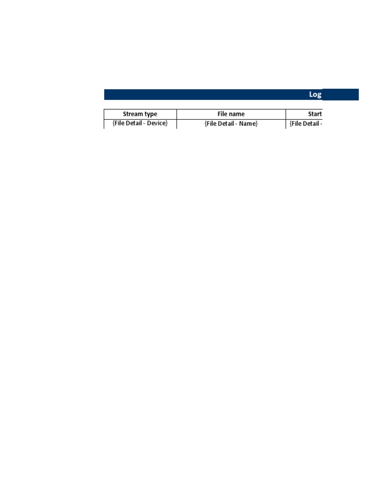 Log File Summary and Analysis | PDF