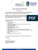 SCOPUS. Análisis de La Promoción Cultural. Ballesteros, Gracia, Ocaña, Jácome PDF
