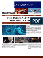 Today and Now: The Inequality and Discrimination
