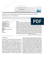 Eliminación de Boro Utilizando Residuos de Tratamiento de Agua A Base de Aluminio