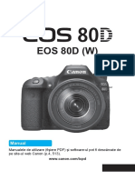 EOS 80D Instruction Manual RO PDF