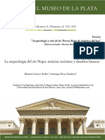 Arqueología del río Napo: noticias recientes y desafíos