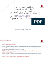 Nodal Analysis Method: Electrical Engineering (UEE 001)