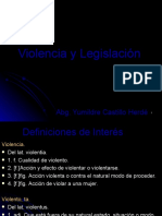 Violencia y Legislación