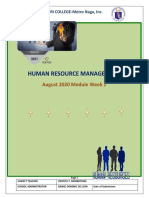 Human Resource - Weekly Modules1
