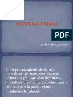 Materias Primas